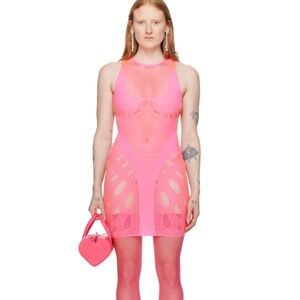 Postergirl Pink & Orange Juliet Minidress